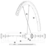 Mavic Cosmic Elite Ust Venstre Eiker 10 Enheter, Black, 276mm