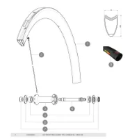 Mavic Cosmic Pro Carbon Sl Tubular Front Felg Mavic Cosmic Pro Carbon Sl Tubular Front Felg