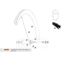 Mavic Cosmic Pro Carbon Sl Ust 20 Front Felg Mavic Cosmic Pro Carbon Sl Ust 20 Front Felg