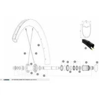 Mavic Cosmic Pro Carbon Sl Ust 20 Rear Felg Mavic Cosmic Pro Carbon Sl Ust 20 Rear Felg