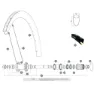 Mavic Cosmic Pro Carbon Sl Ust Bakre Høyre Eiker 12 Enheter, Black, 260mm