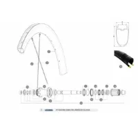 Mavic Cosmic Pro Carbon Ust Disc Rear Felg Mavic Cosmic Pro Carbon Ust Disc Rear Felg