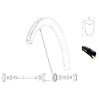 Mavic Cosmic Pro Carbon Ust Tdf Front Felg Mavic Cosmic Pro Carbon Ust Tdf Front Felg
