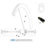 Mavic Cosmic Pro Carbon Ust Tdf Front Felg, Black, 700 - 28" 18H