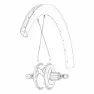 Mavic Cosmic Pro Carbon Ust Ubm Rear Right Eike 16 Enheter, Black, 228mm
