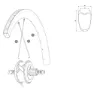 Mavic Cosmic Pro Carbon Ust Ubm Venstre Bakhjuls-eiker 16 Enheter, Black, 230mm