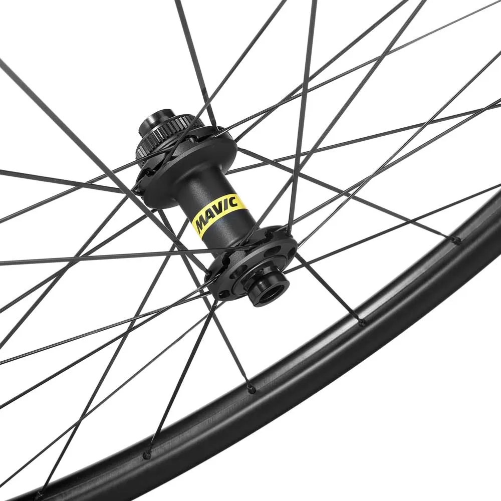 Mavic Cosmic Sl 32 Cl Disc Tubeless Forhjul For Landeveissykkel, Black, 12 x 100mm
