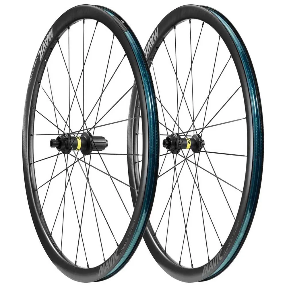 Mavic Cosmic Sl 32 Cl Disc Tubeless Landeveishjulsett, Black, 12 x 100/12 x 142mm, Shimano HG Mavic Cosmic Sl 32 Cl Disc Tubeless Landeveishjulsett, Black, 12 x 100/12 x 142mm, Shimano HG