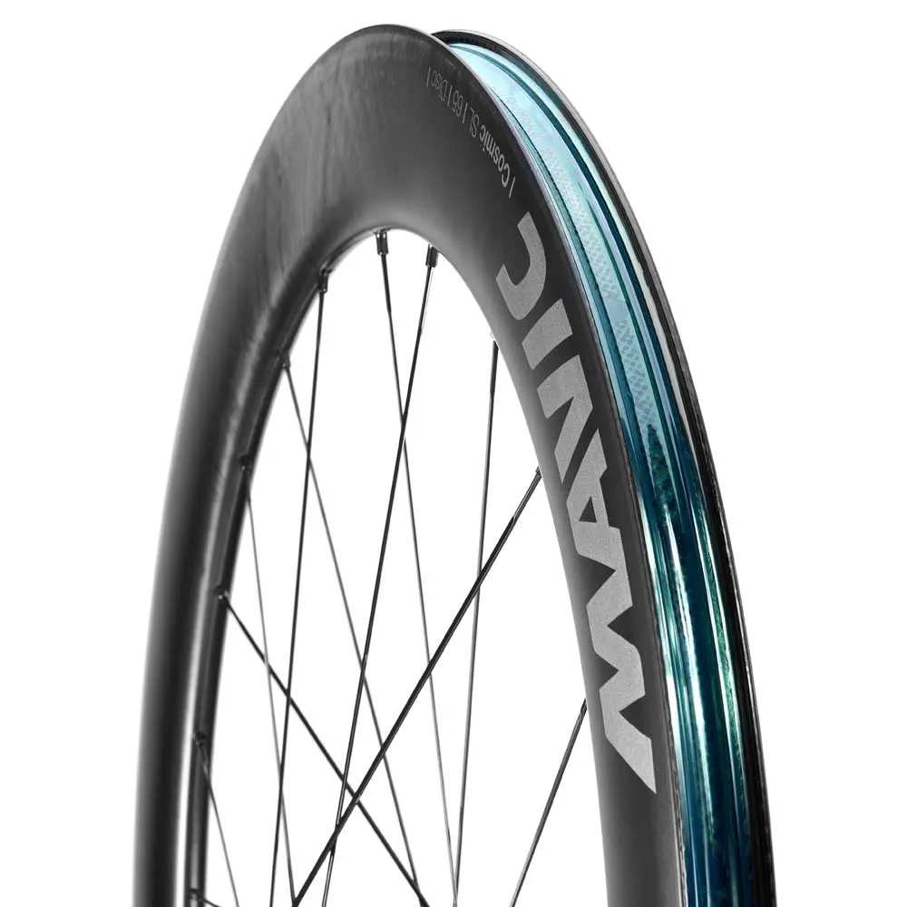 Mavic Cosmic Sl 65 Cl Disc Tubeless Forhjul For Landeveissykkel, Black, 12 x 100mm Mavic Cosmic Sl 65 Cl Disc Tubeless Forhjul For Landeveissykkel, Black, 12 x 100mm
