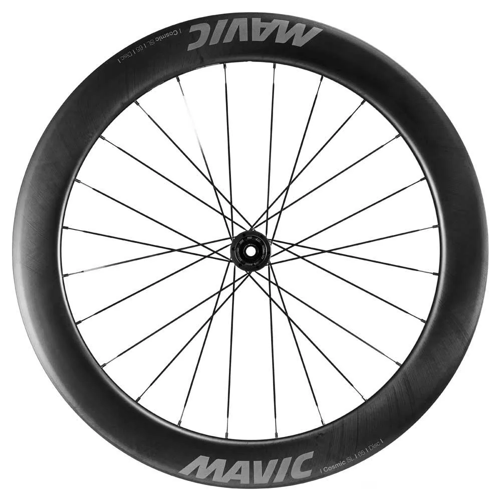 Mavic Cosmic Sl 65 Cl Disc Tubeless Landeveishjulsett, Black, 12 x 100/12 x 142mm, Shimano HG