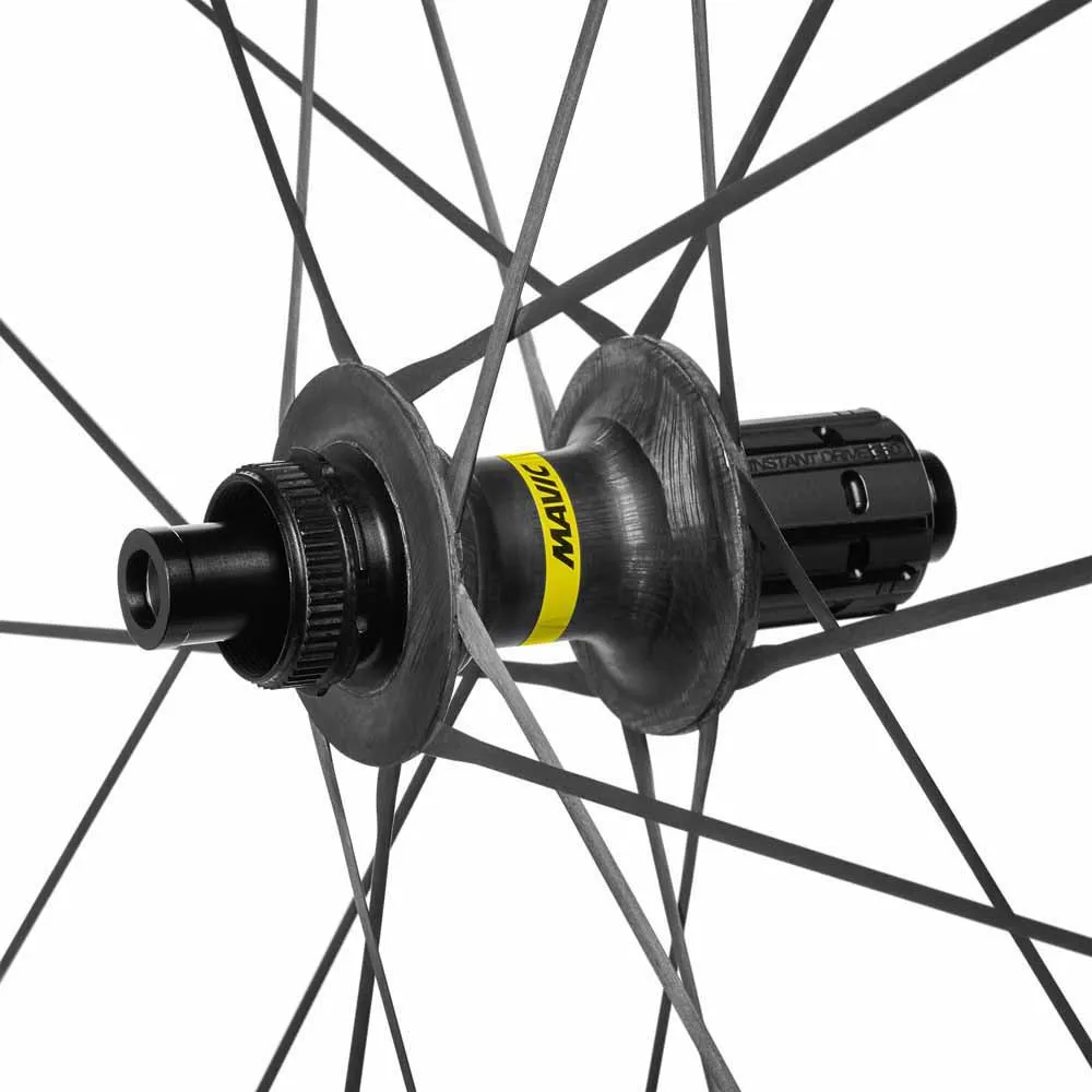 Mavic Cosmic Ultimate 45 Disc Cl Tubeless Landeveissykkelens Bakhjul, Black, 12 X 142mm, Shimano/Sram HG