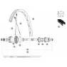 Mavic Crossmax Enduro 2014-15 Bakfelg, Yellow, 650C - 26" 20H