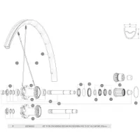 Mavic Crossmax Pro/xa Pro/deemax Pro 29 Rear Right Eike 12 Enheter Mavic Crossmax Pro/xa Pro/deemax Pro 29 Rear Right Eike 12 Enheter