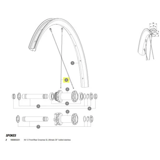 Mavic Crossmax Sl Ultimate Eiker 12 Enheter, Silver, 293mm