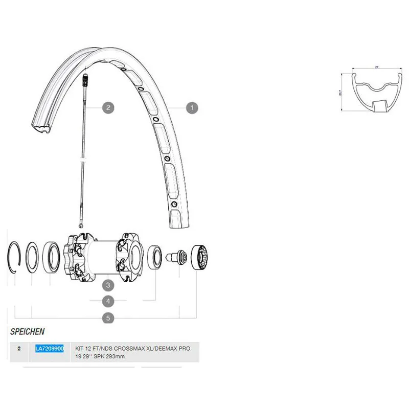 Mavic Crossmax SLR29 Eiker