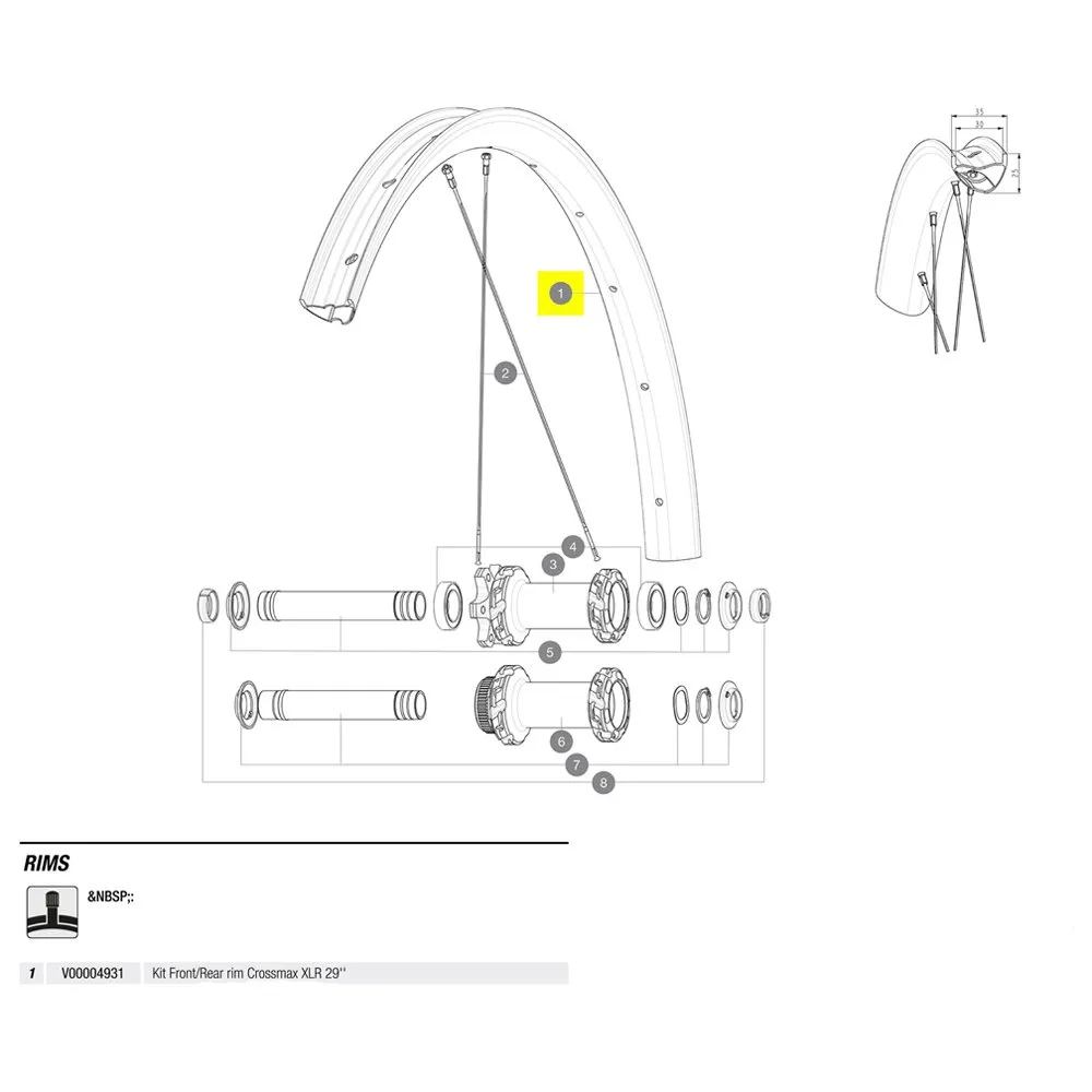 Mavic Crossmax Xlr Felg, Black, 29" Mavic Crossmax Xlr Felg, Black, 29"