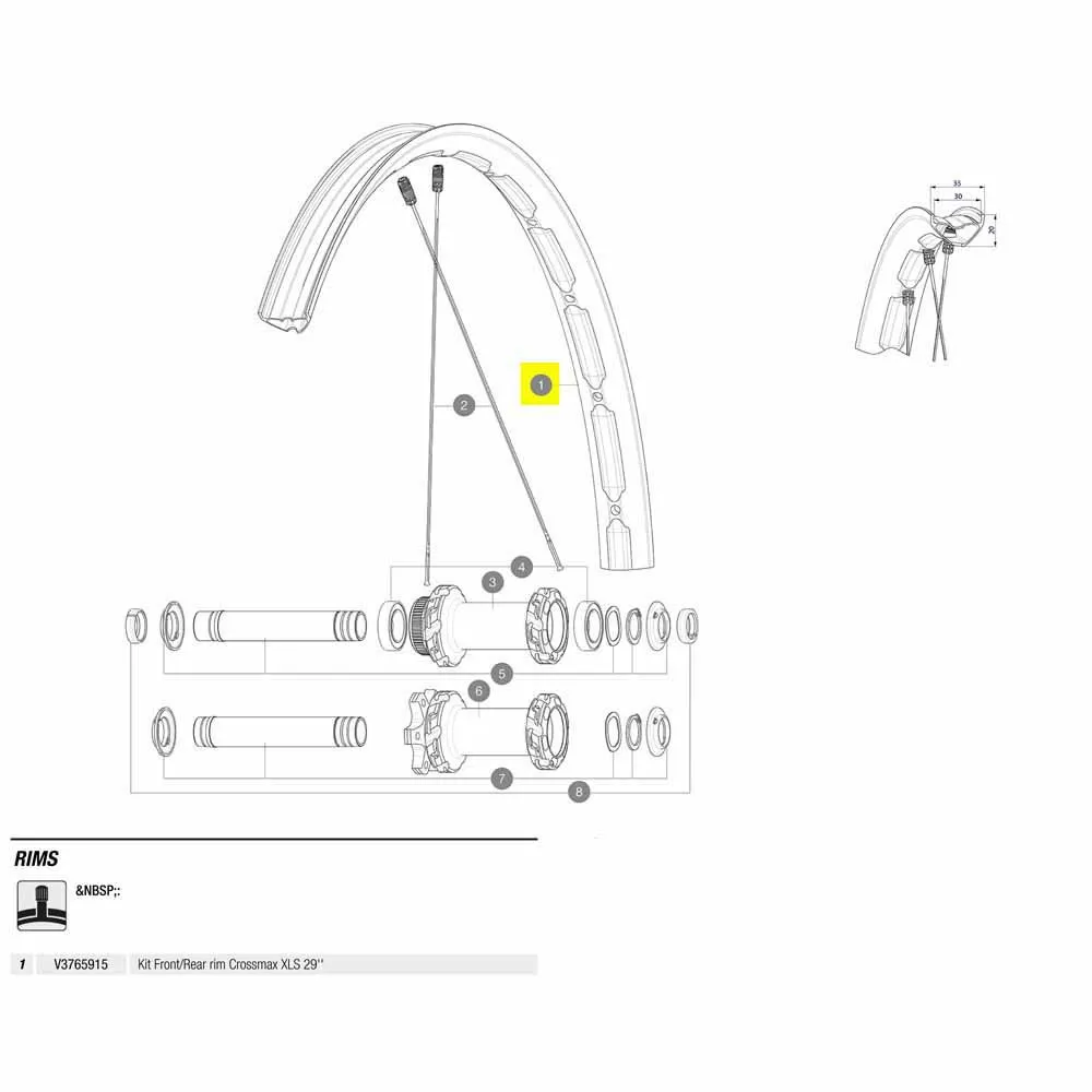 Mavic Crossmax Xls 29´´ Eiker, Black, 29"