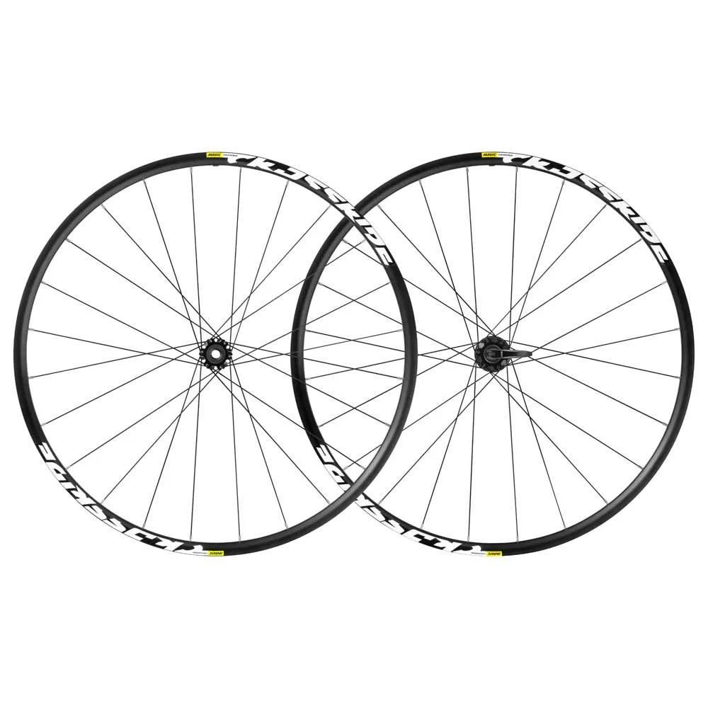Mavic Crossride Fts-x 26´´ 6b Disc Qr Mtb-hjulsett, Black / white, 9/15 x 100 / 9 x 135mm, Shimano/Sram HG