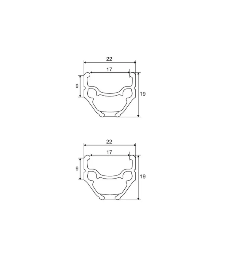 Mavic Crossride RB 26" Framhjul, Black, 9 x 100mm