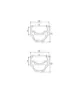 Mavic Crossride RB 26" Framhjul, Black, 9 x 100mm