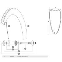 Mavic Cxr Uiltimate 60 Tubular Framfelg