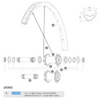 Mavic Deemax Dh 27.5 J-bent Eiker 14 Enheter Mavic Deemax Dh 27.5 J-bent Eiker 14 Enheter