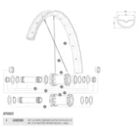 Mavic Deemax Elite/e-xa Elite 29 2019 Front Eiker 14 Enheter Mavic Deemax Elite/e-xa Elite 29 2019 Front Eiker 14 Enheter