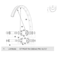 Mavic Deemax Pro 19 Framfelg Mavic Deemax Pro 19 Framfelg