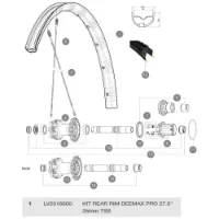 Mavic Deemax Pro Tubeless Bakfelg