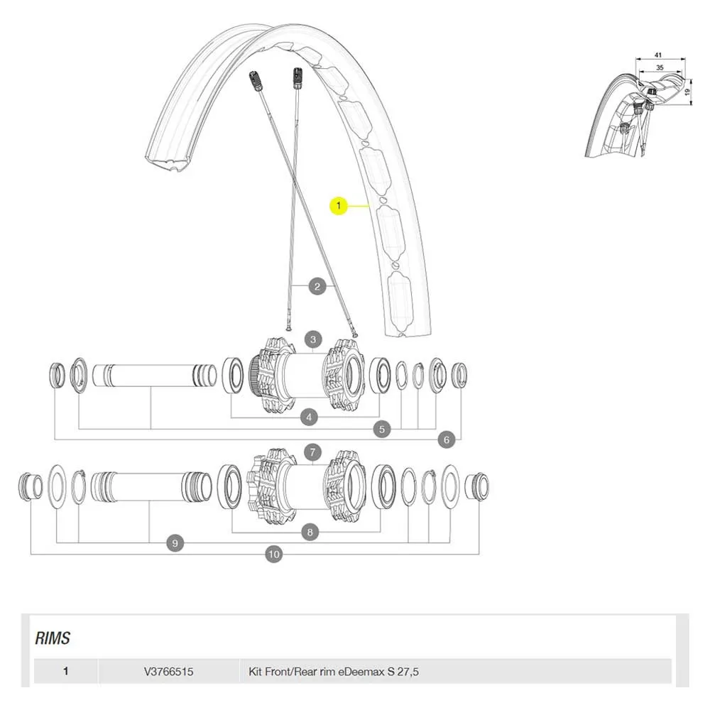 Mavic Deemax S 27.5´´ Eiker