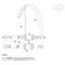 Mavic E-crossmax 29 Venstre Eiker 14 Enheter, Black, 301mm
