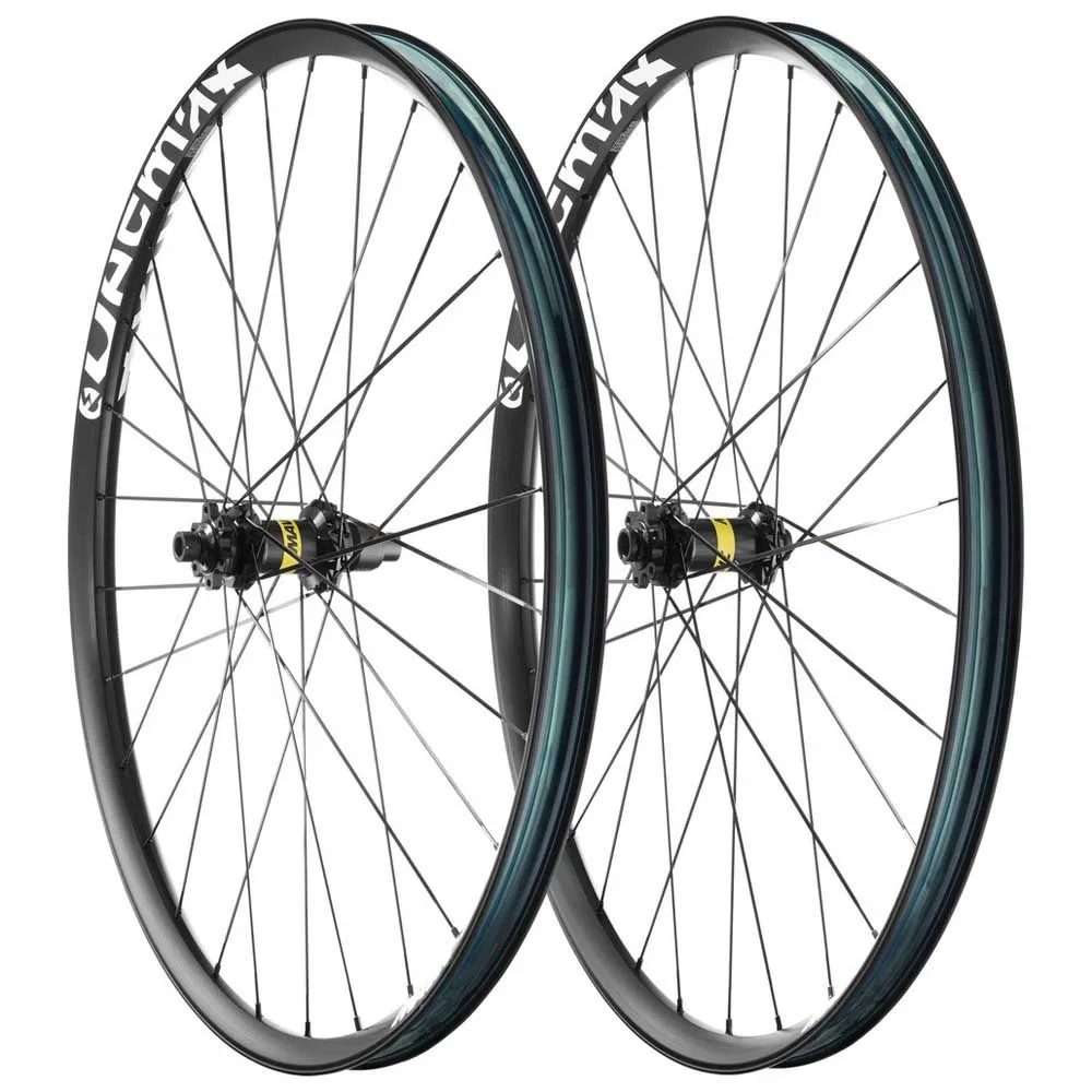 Mavic E-deemax 29´´ Boost 6b Disc Tubeless Mtb-hjulsett Refurbished, Black / white, 15 x 110 / 12 x 148mm