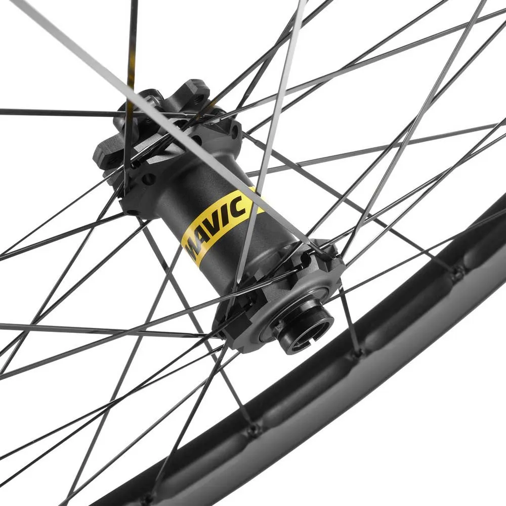 Mavic E-deemax S 29´´ Boost 6b Disc Tubeless Mtb-hjulsett, Black / white, 15 x 110 / 12 x 148mm, Sram XD