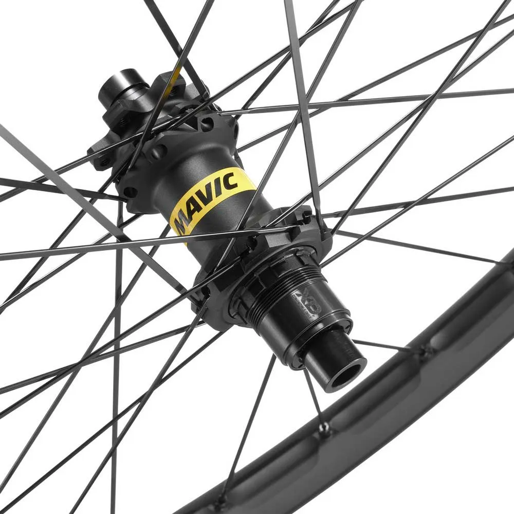 Mavic E-deemax S 29´´ Boost 6b Disc Tubeless Mtb-hjulsett, Black / white, 15 x 110 / 12 x 148mm, Sram XD