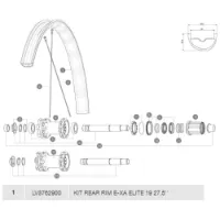 Mavic E-xa Elite 19 Bakfelg