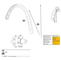 Mavic Ebm X20 Bakfelg Mavic Ebm X20 Bakfelg