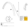 Mavic Ebm X20 Bakfelg, Black, 28"-700