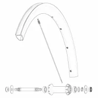 Mavic Front Cosmic Slr 40 Rb Landeveissykkel Felg