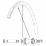Mavic Front Ebm Allroad S Landeveissykkel Felg, Black, 700 - 28"