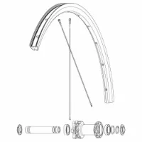 Mavic Front Ksyrium S Disc Ebm Landeveissykkel Felg