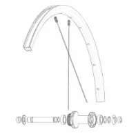 Mavic Front Ksyrium S Disc Landeveissykkel Felg