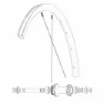 Mavic Front Ksyrium S Disc Landeveissykkel Felg, Black, 700 - 28"
