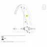 Mavic Front Ksyrium S Disc Landeveissykkel Felg, Black, 700 - 28"