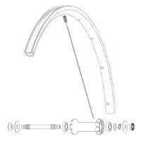 Mavic Front Ksyrium S Rb Landeveissykkel Felg