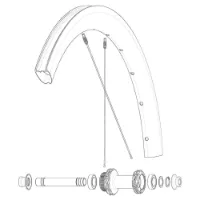 Mavic Front/rear Cosmic Slr 45 Disc My22 Landeveissykkel Felg