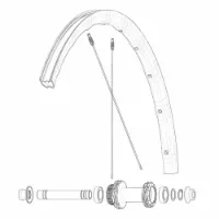 Mavic Front/rear Ksyrium Sl Disc Landeveissykkel Felg
