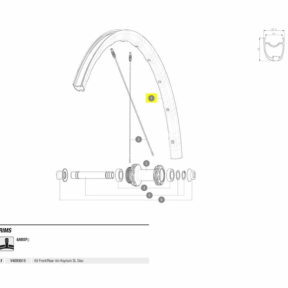 Mavic Front/rear Ksyrium Sl Disc Landeveissykkel Felg, Black, 700 - 28"