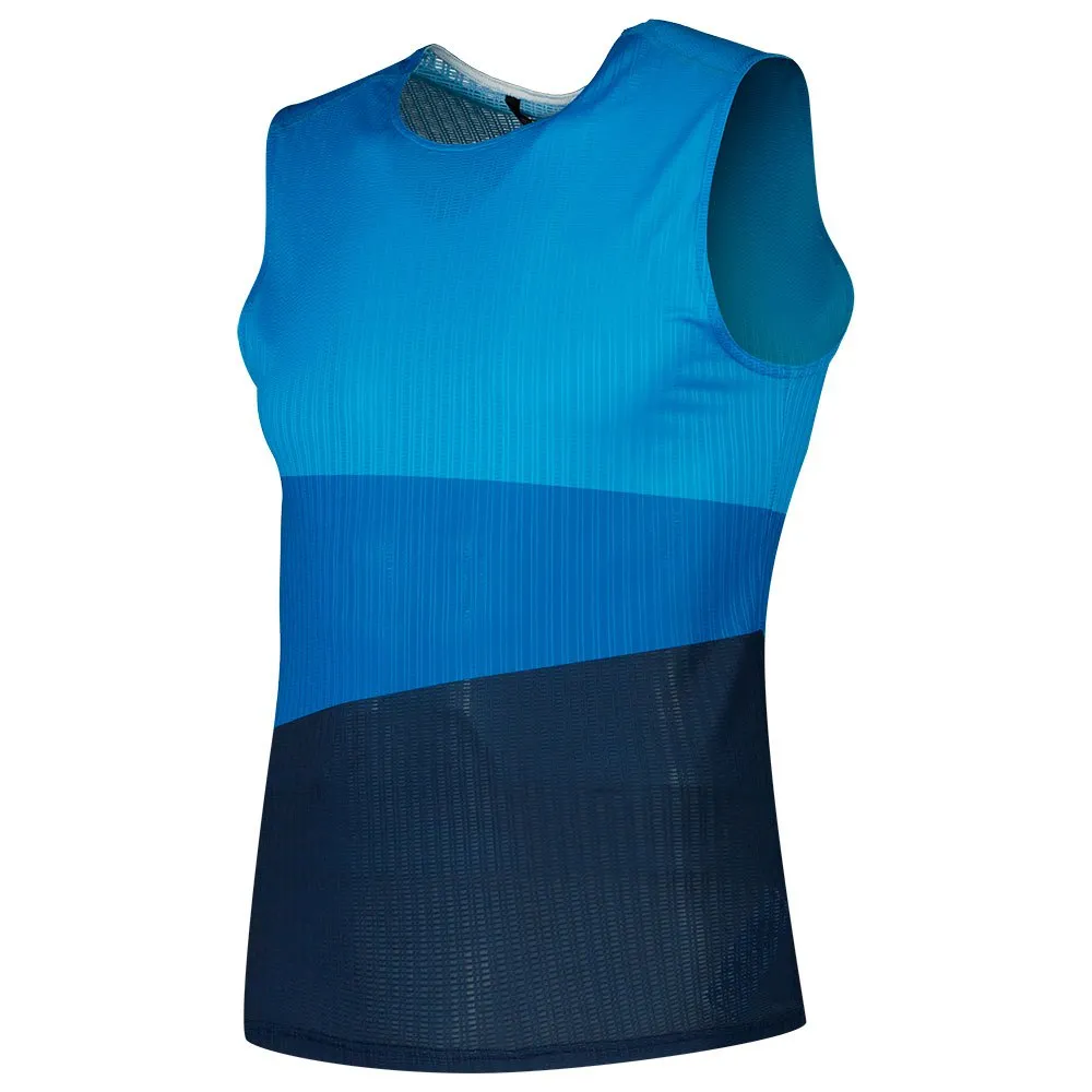 Mavic Hot Ride+ Sl Graphic Ermeløs T-skjorte, Classic blue, L