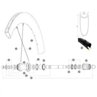 Mavic Id360 Bakre Navaksel Mavic Id360 Bakre Navaksel