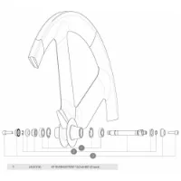 Mavic Io Track Forhjulslager Mavic Io Track Forhjulslager